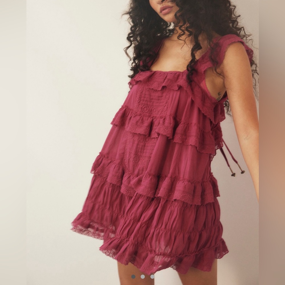 Free People Tiered and True Romper